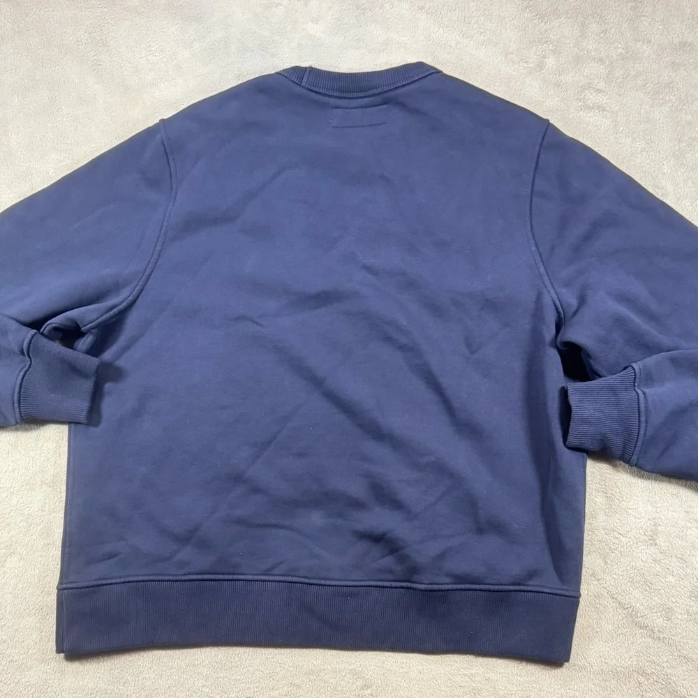 Y2K Abercrombie And Fitch Premier Polish Cadillac Sweater Navy Size Medium - Picture 4 of 4